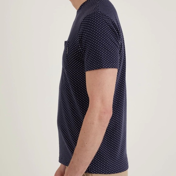 Peter Werth London BRIDGER T-SHIRT -Dark  NAVY Medium - Picture 8 of 10